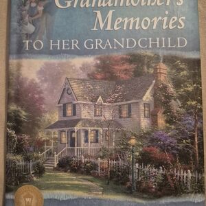 Thomas Kinkade Grandmother's Memories Book - Blue and Purple